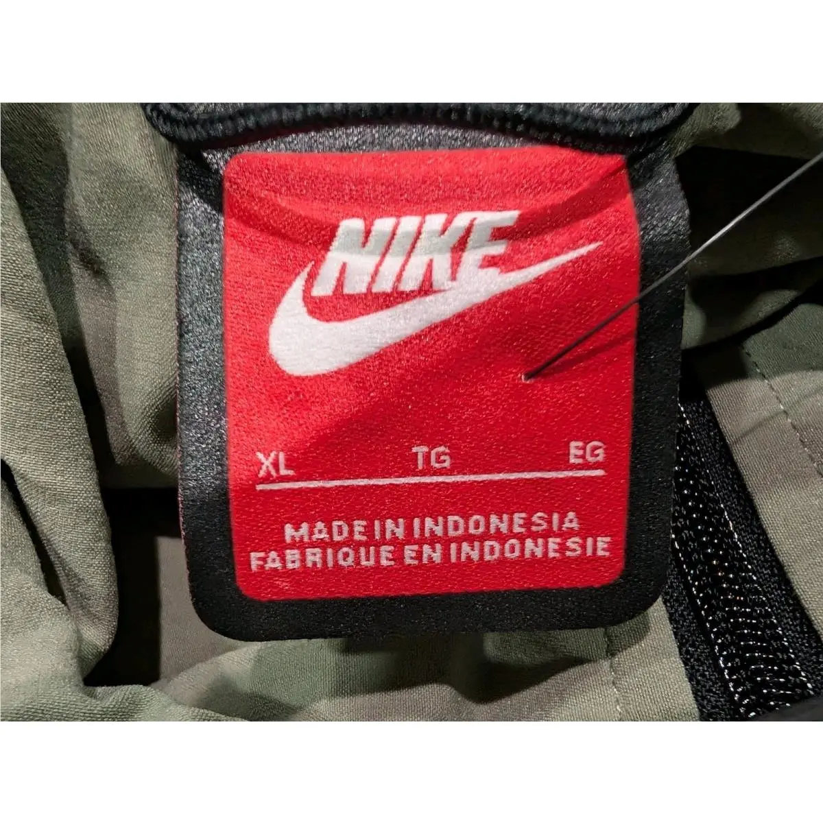 Nike clothing - Nike Tech Woven Jacket - Tech Woven Jacket - Light Army / Black (UPC: 197863219547) 5