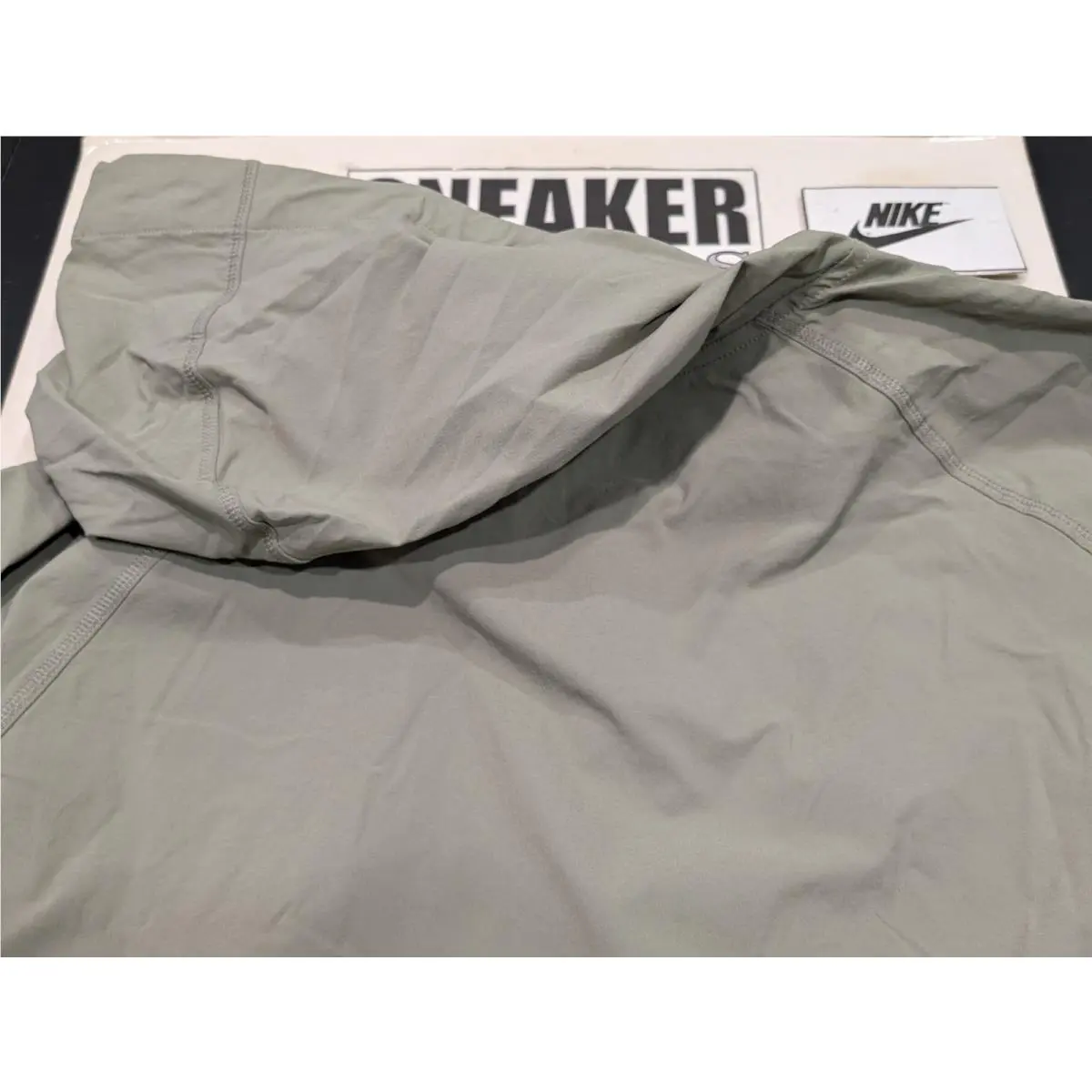 Nike clothing - Nike Tech Woven Jacket - Tech Woven Jacket - Light Army / Black (UPC: 197863219547) 7