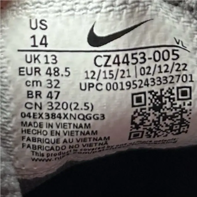 Nike shoes - Nike Alpha Huarache Elite 3 - CZ4453-005 - Gray 11