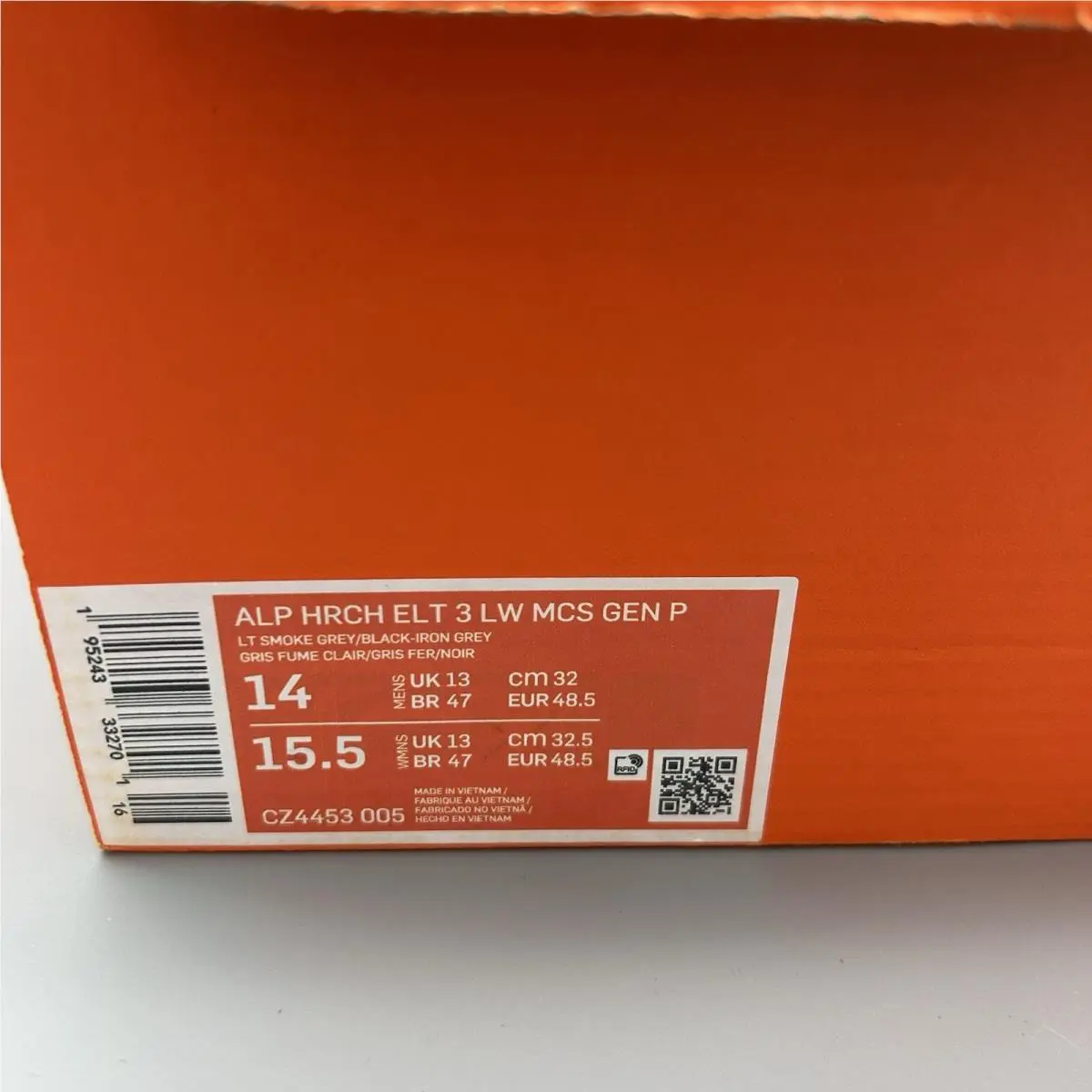Nike shoes - Nike Alpha Huarache Elite 3 - CZ4453-005 - Gray 12