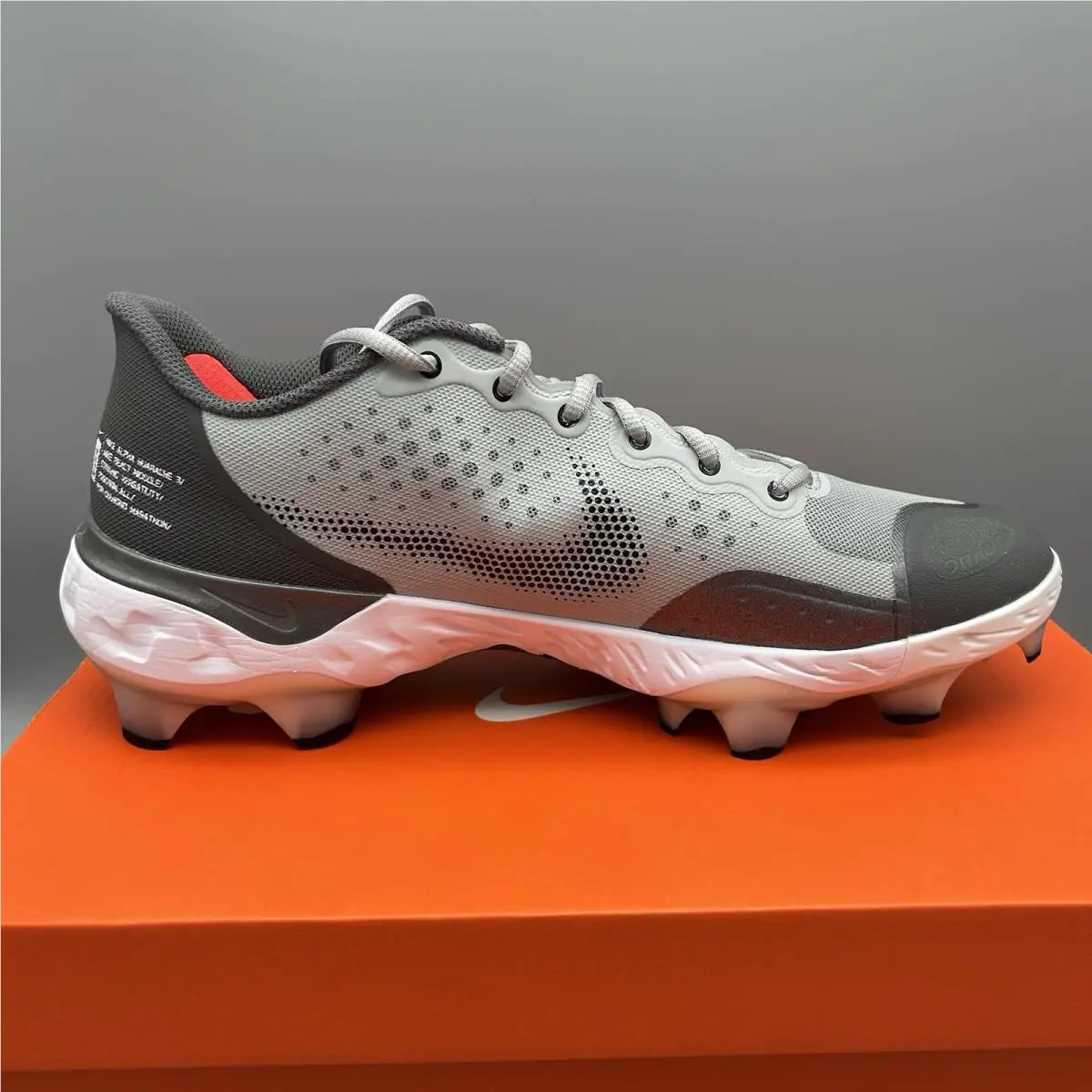 Nike shoes - Nike Alpha Huarache Elite 3 - CZ4453-005 - Gray 4