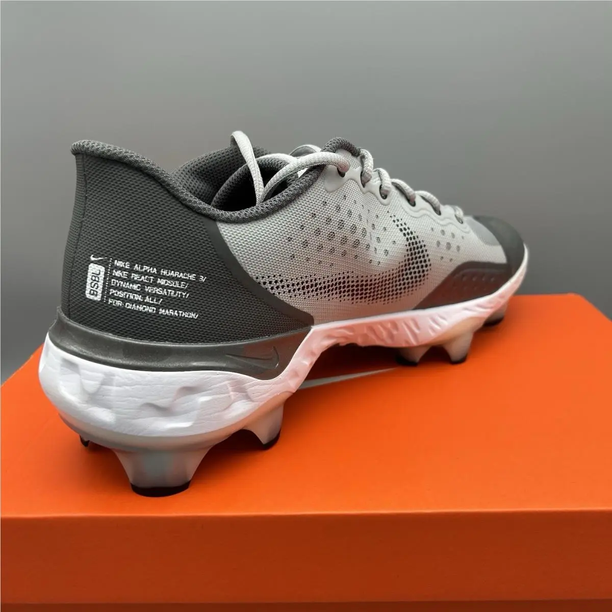Nike shoes - Nike Alpha Huarache Elite 3 - CZ4453-005 - Gray 5