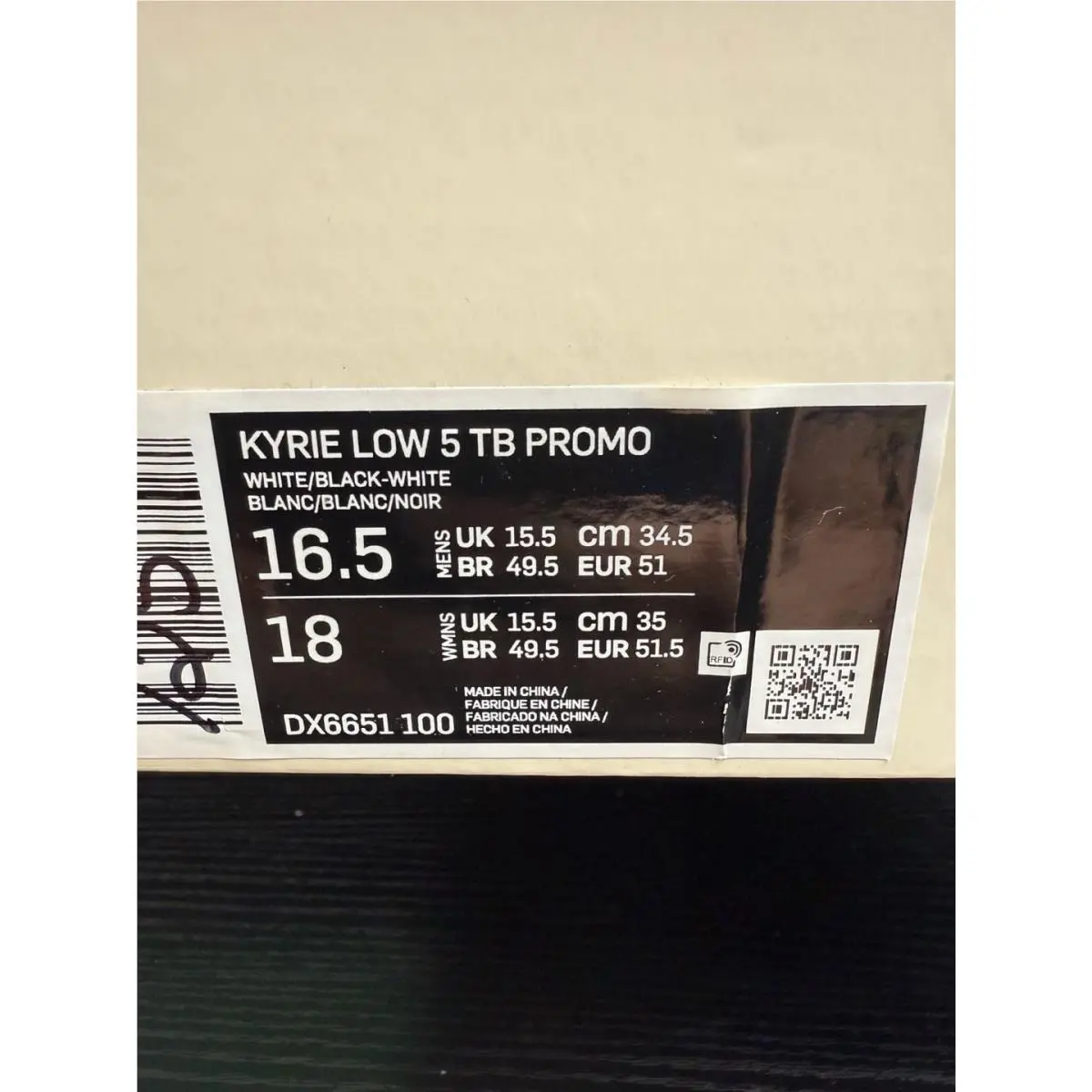 Nike shoes - Kyrie Low 5 - Kyrie Low - DX6651 100 - White 4