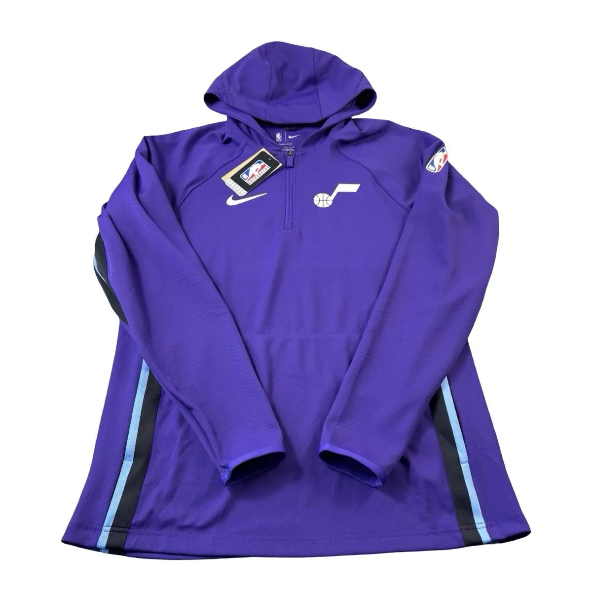 Nike Dri-fit Utah Jazz Purple Full Zip Performance Jacket HM7075-504 Mens M