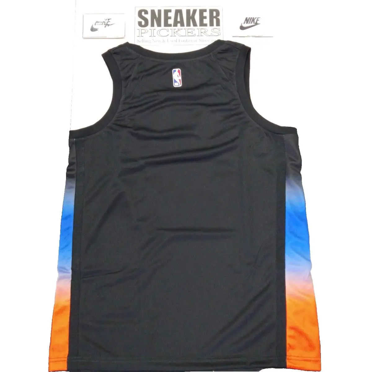Nike clothing - Nike NBA City Edition Blank Jersey - Black (UPC: 194499887782) 2
