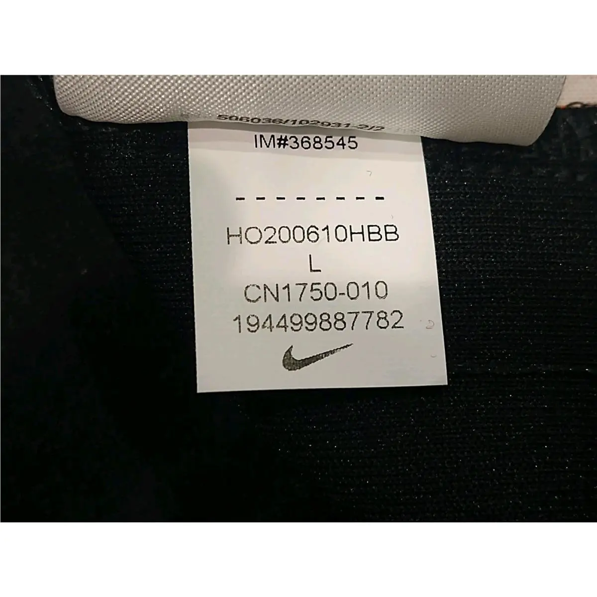 Nike clothing - Nike NBA City Edition Blank Jersey - Black (UPC: 194499887782) 11