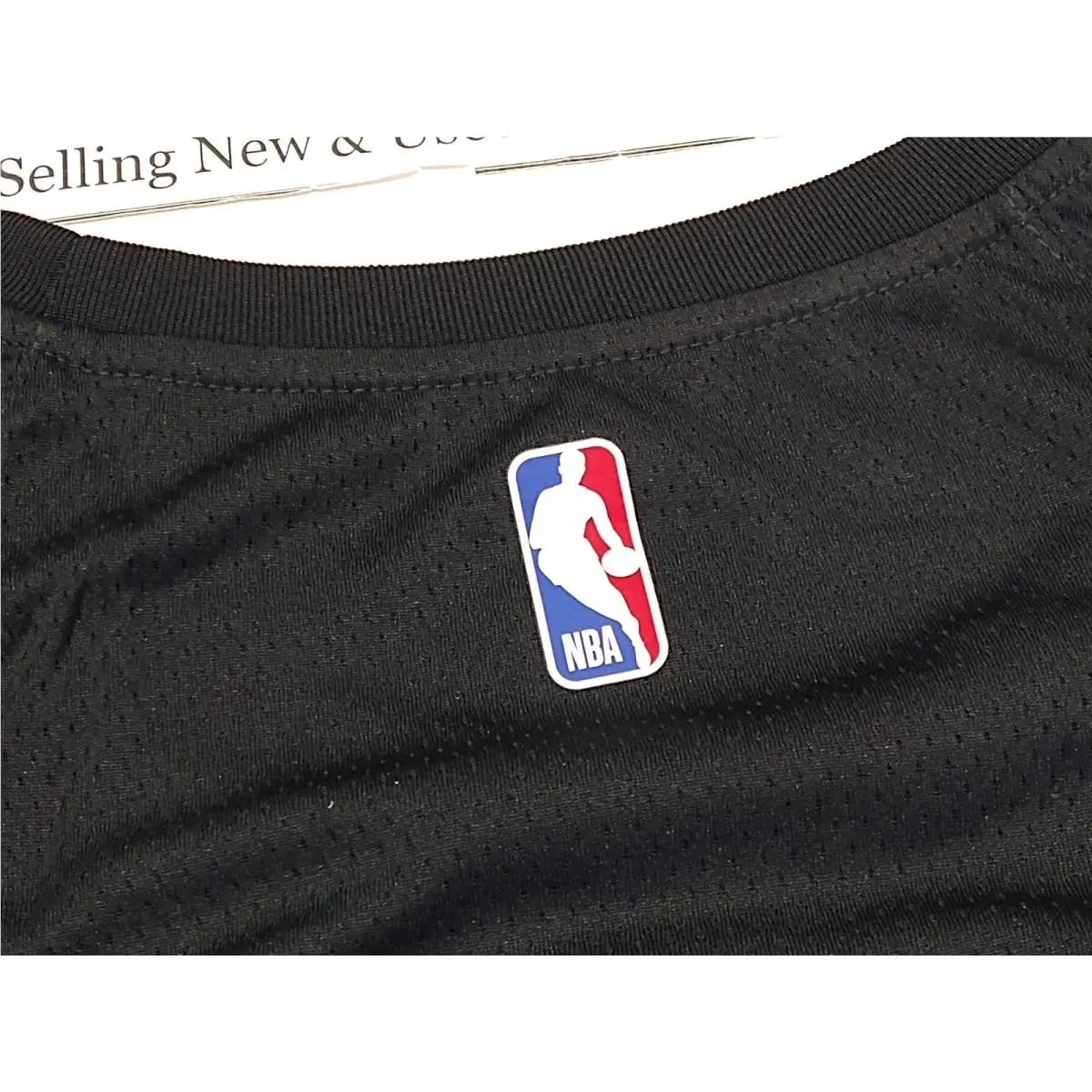 Nike clothing - Nike NBA City Edition Blank Jersey - Black (UPC: 194499887782) 13