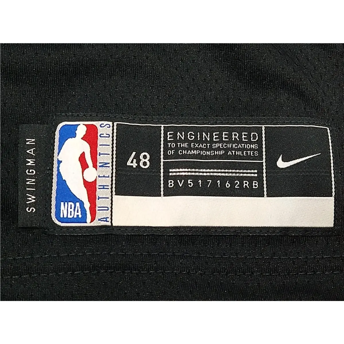 Nike clothing - Nike NBA City Edition Blank Jersey - Black (UPC: 194499887782) 3
