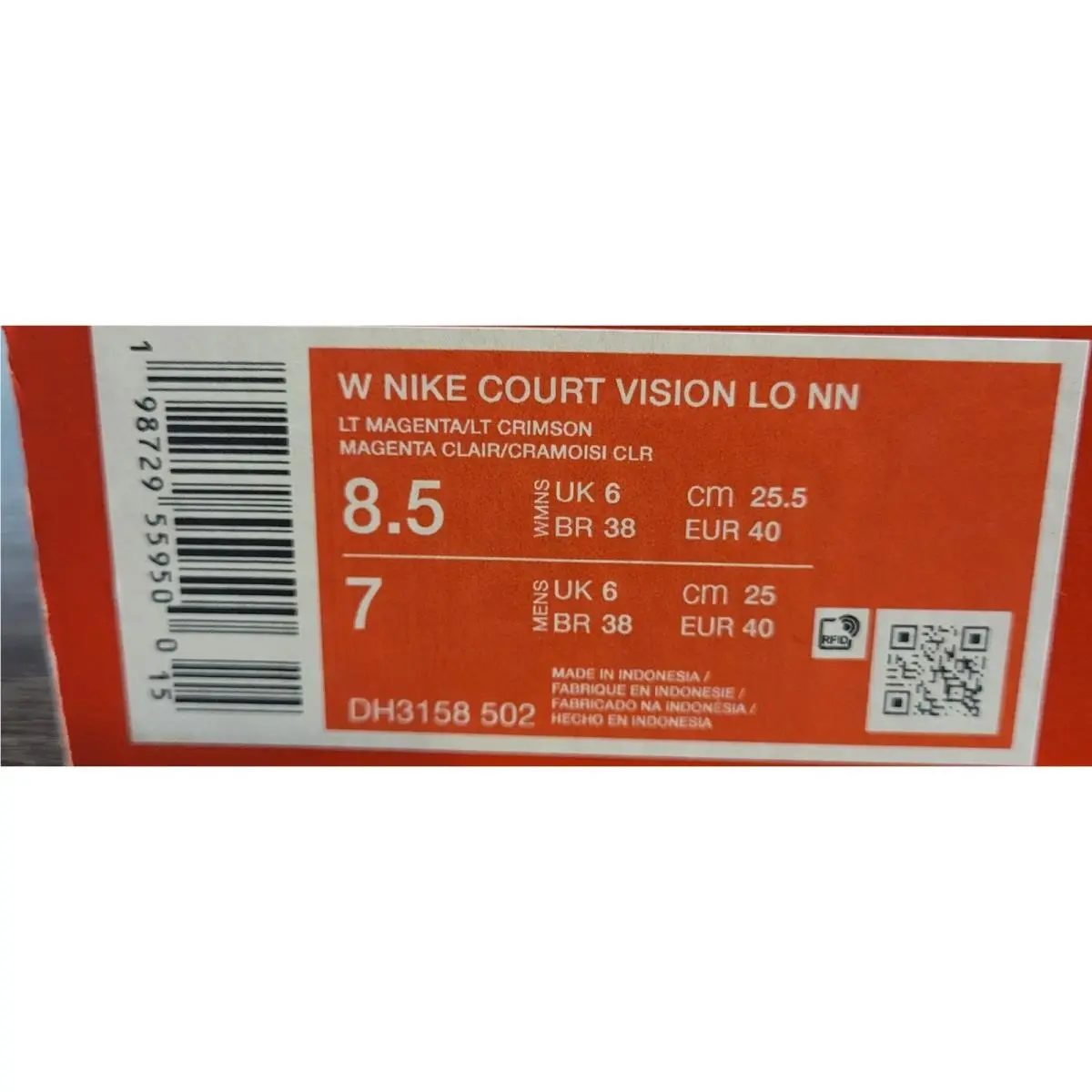 Nike shoes - Nike Court Vision Low NN - Pink 7