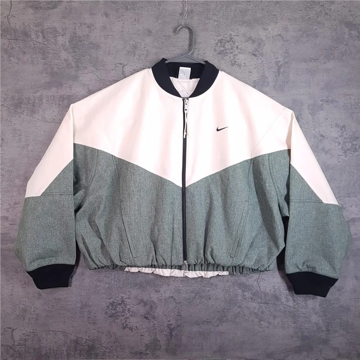 Sportswear Oversized Bomber Jacket Womens Large Beige IF0313-323 by Nike