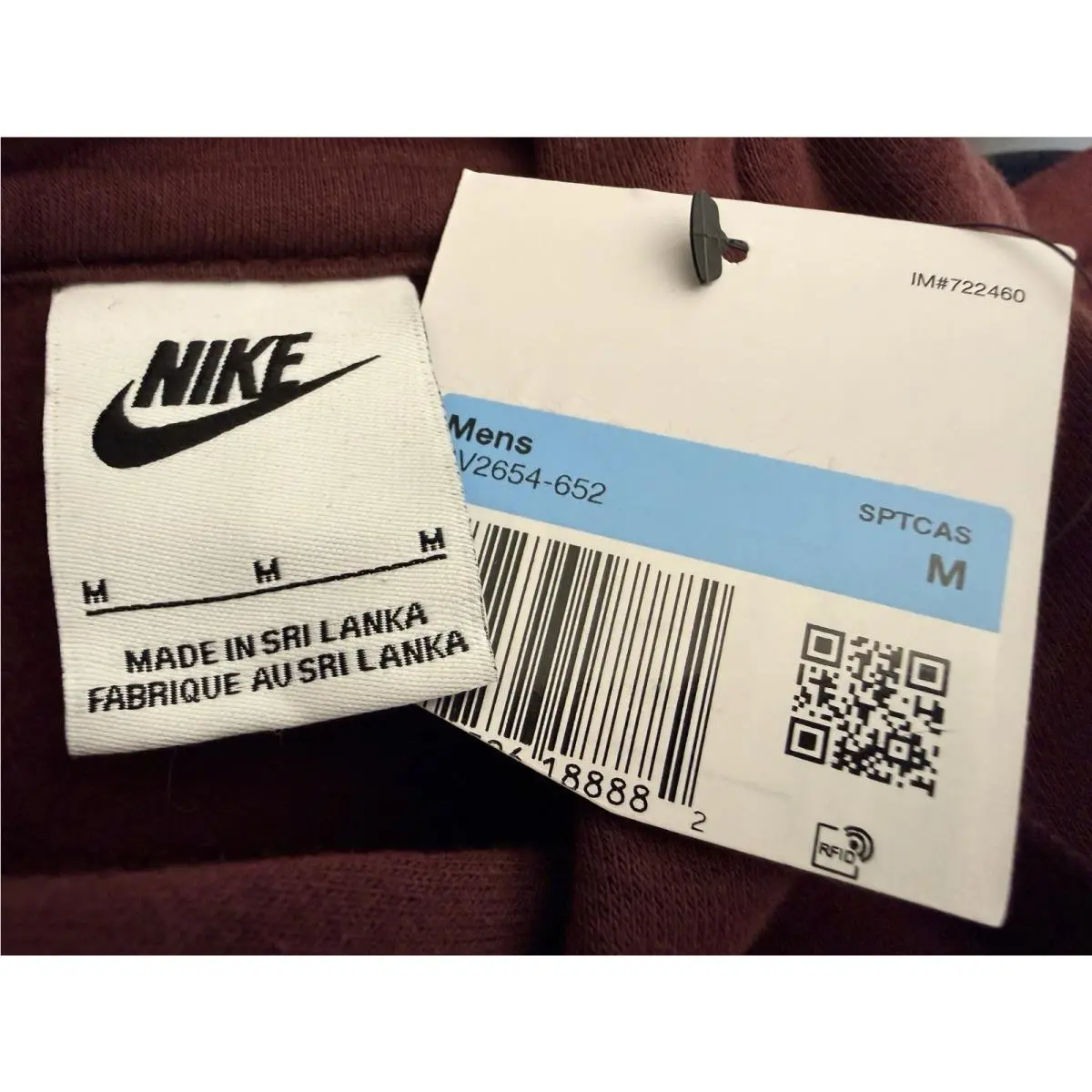 Nike clothing - Burgundy 8