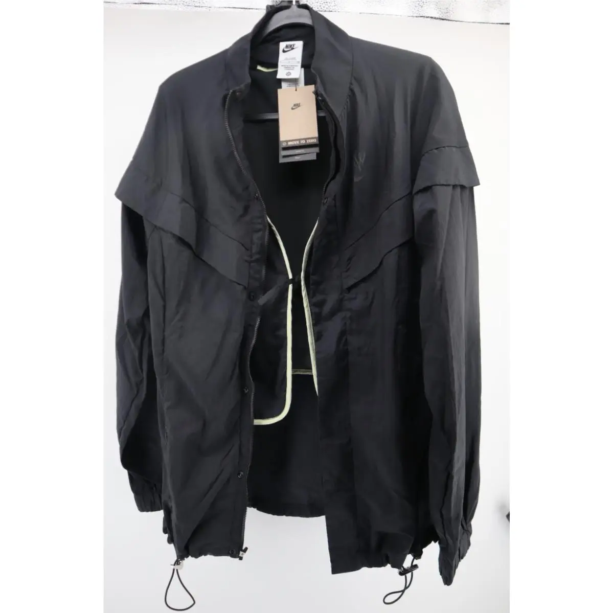 Nike clothing - Serena Williams Design Crew Zip Jacket - IF0350-010 - Black (UPC: 198730075983) 1
