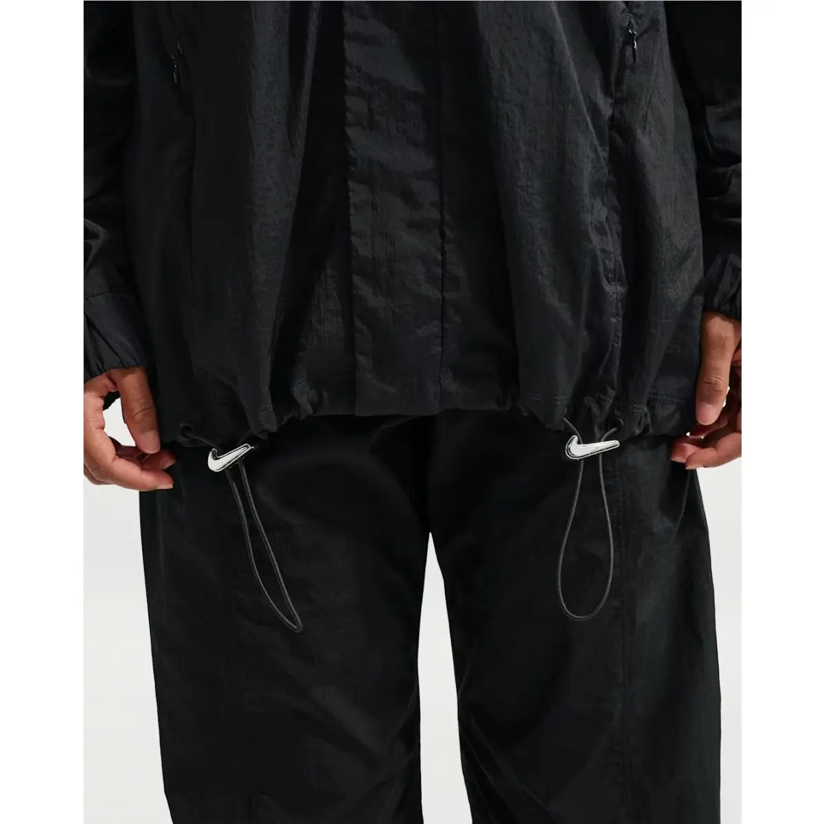 Nike clothing - Serena Williams Design Crew Zip Jacket - IF0350-010 - Black (UPC: 198730075983) 13