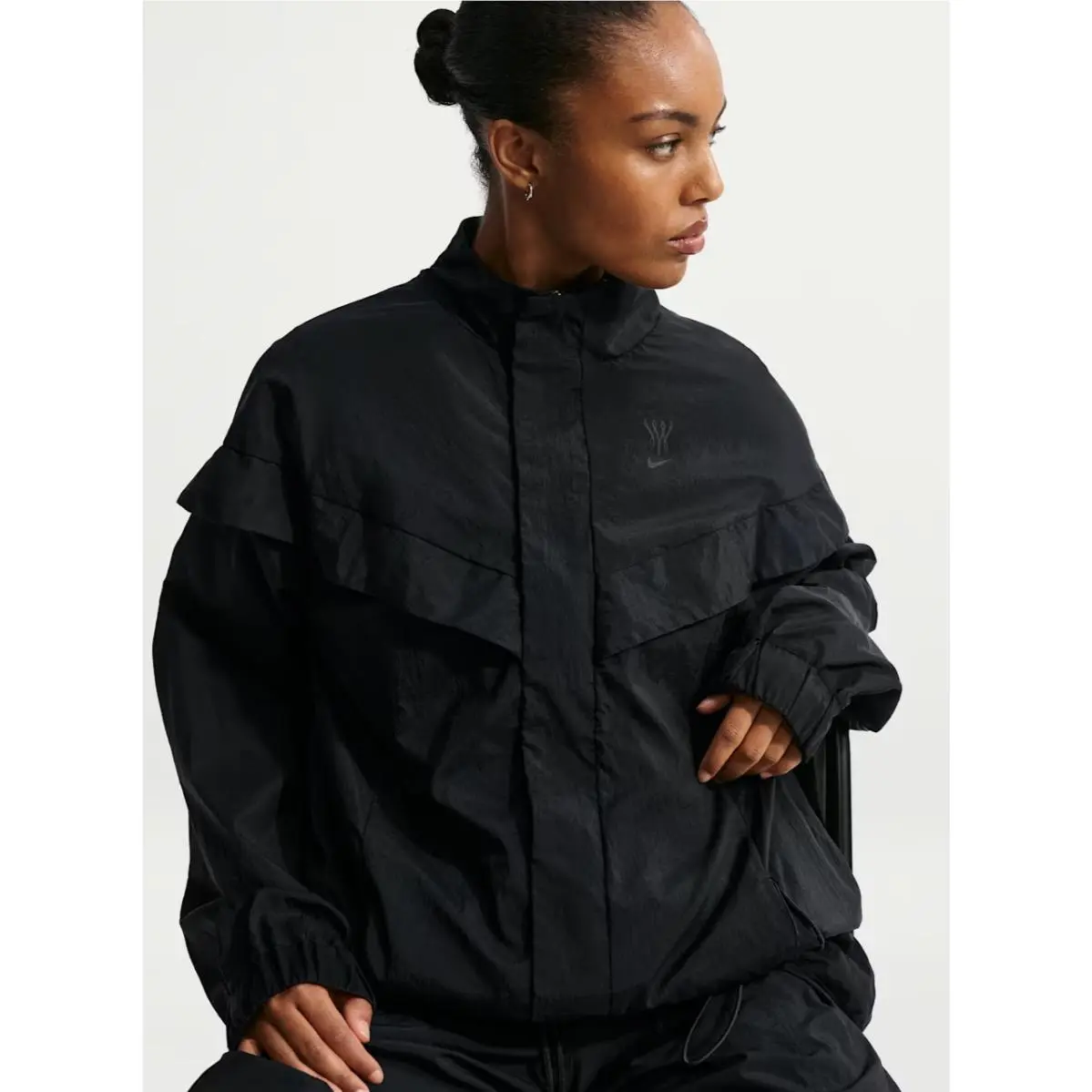 Nike clothing - Serena Williams Design Crew Zip Jacket - IF0350-010 - Black (UPC: 198730075983) 0