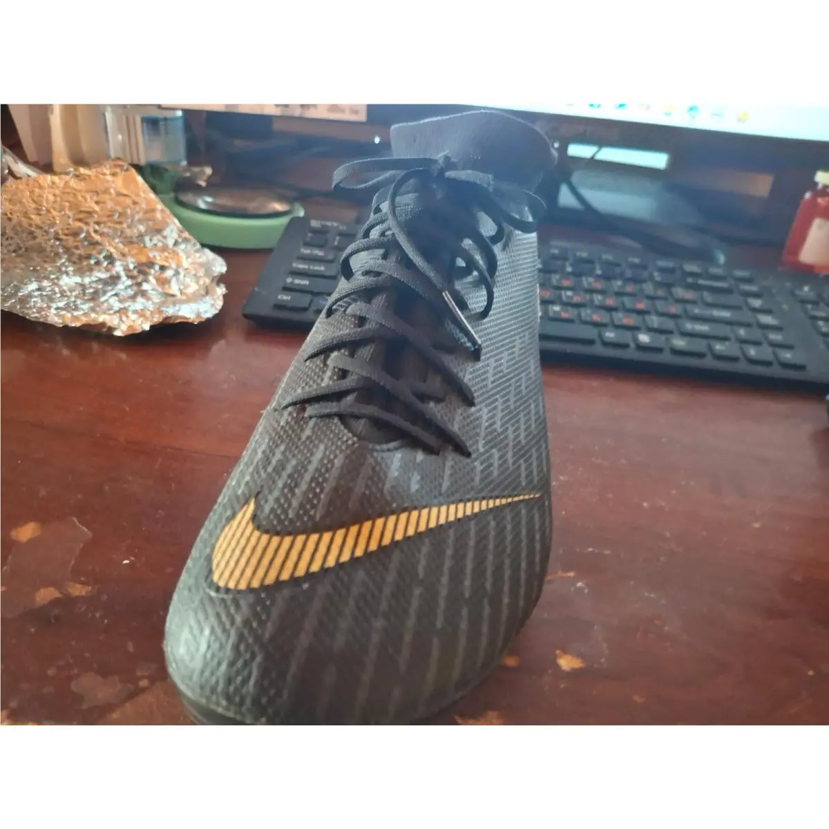 Nike shoes - Nike Mercurial - Mercurial - AH7363077 - Black Gold 1