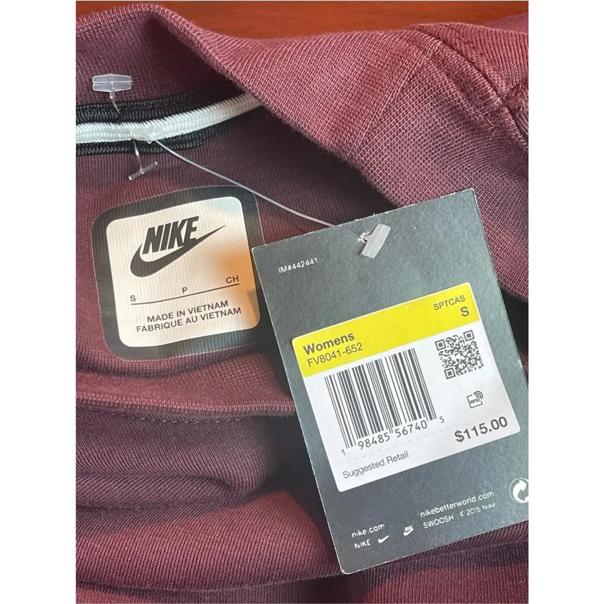 Nike clothing - Burgundy 8