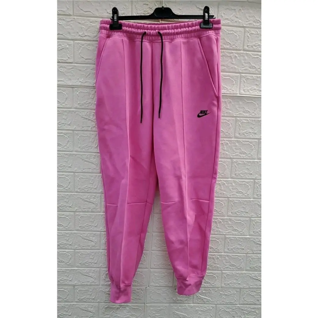 Nike Sportswear Standard Fit Fleece Mid Rise Fleece Jogger Pink Size M