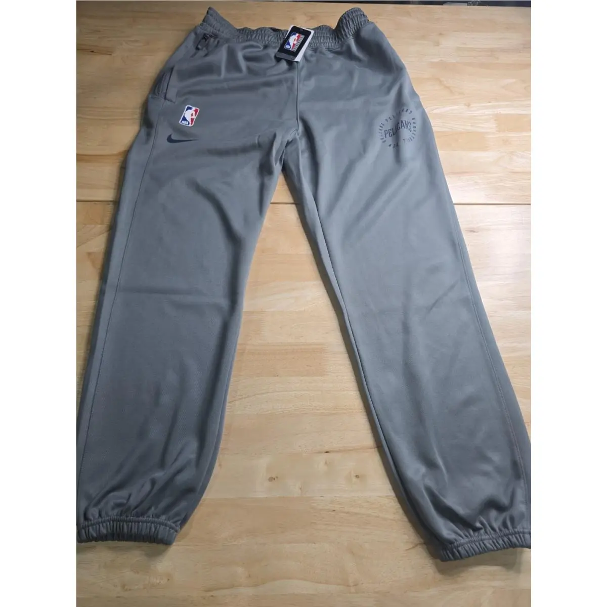 Orleans Pelicans Team Issue Warmup Pants Large Tall Grey FV0486-084 by Nike