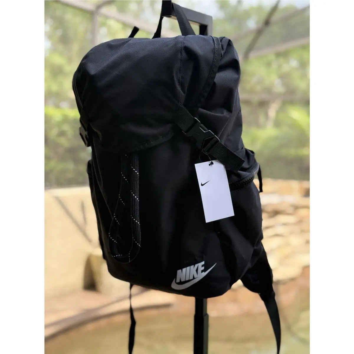 Heritage Rucksack Backpack 25 L Black Polyester Laptop Sleeve by Nike