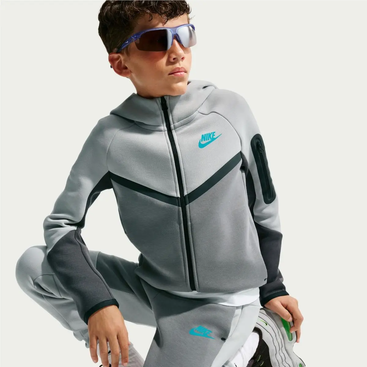 Nike clothing - LT SMOKE GREY/SMOKE GREY/BLACK/ENERGY 1