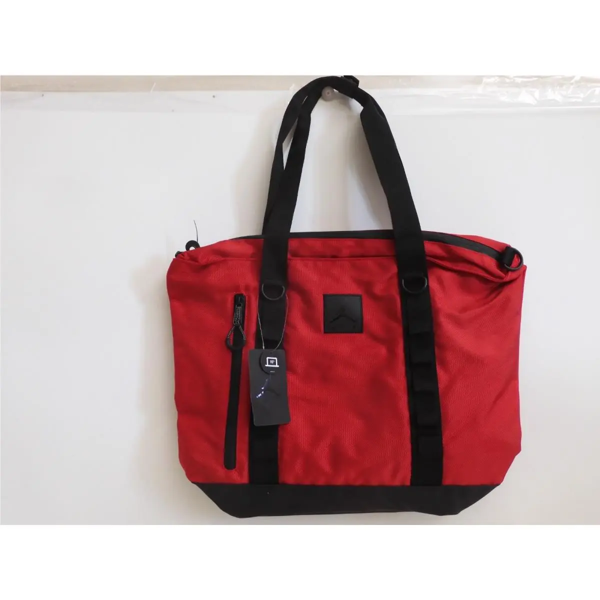 Nike Air Jordan Jumpman Tote Bag Black-red 9A0362-R78
