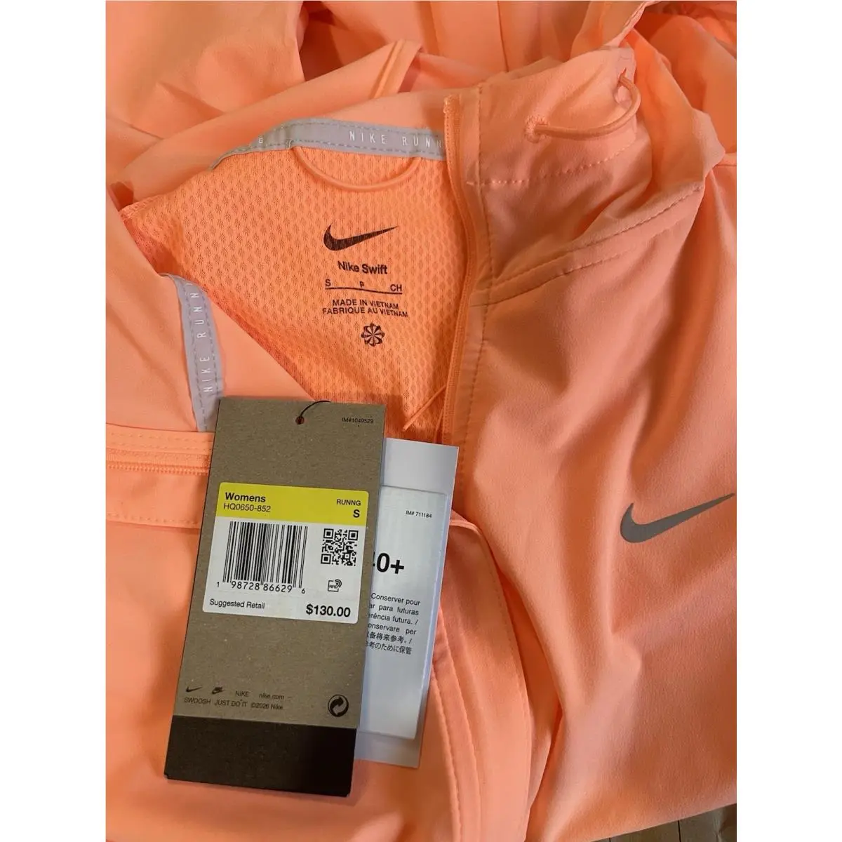 Nike clothing - Nike Air - Air - Orange Pulse Salmon (UPC: 0198728866296) 9