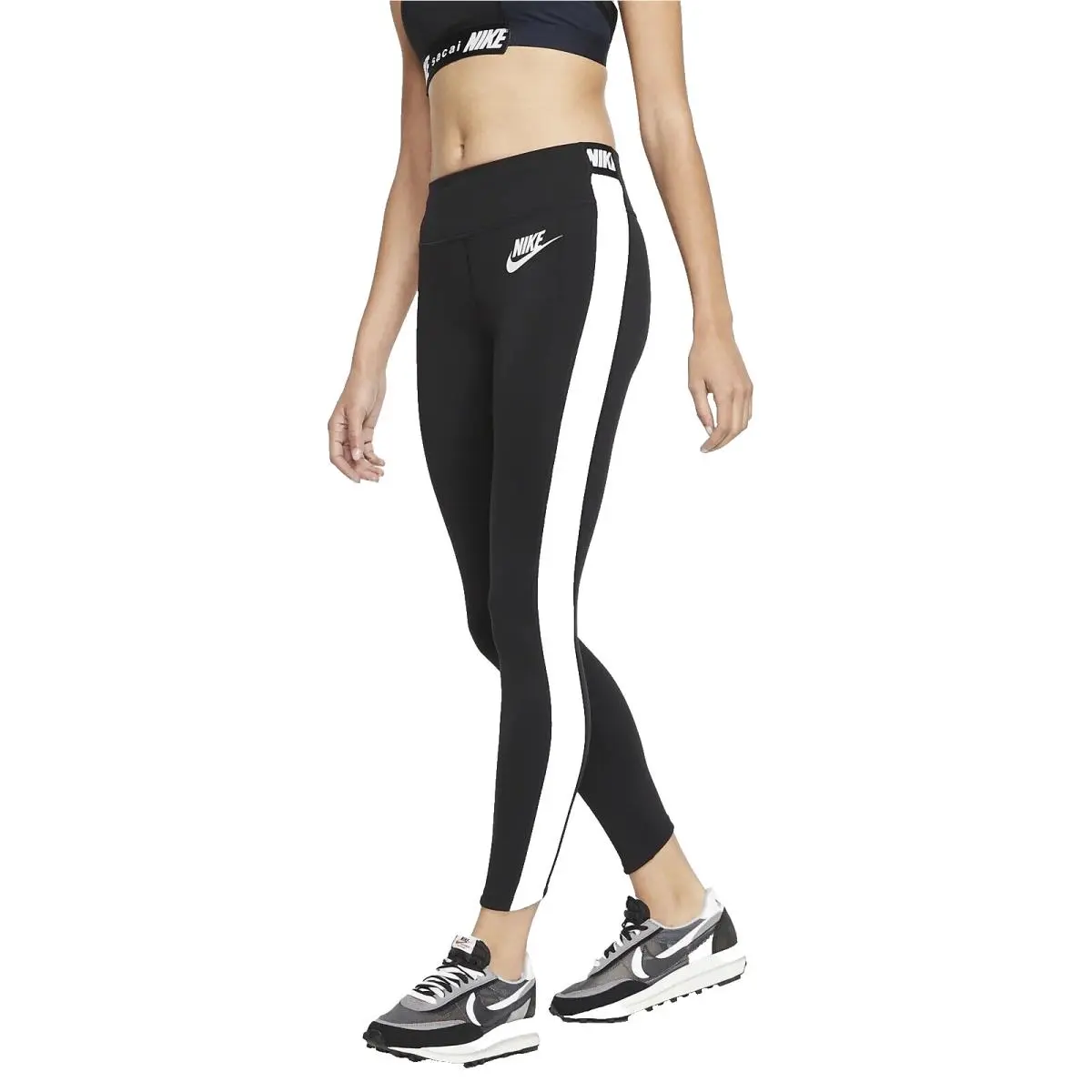 Nike x Sacai Running Tights CD6301-010 Black Women’s Small S