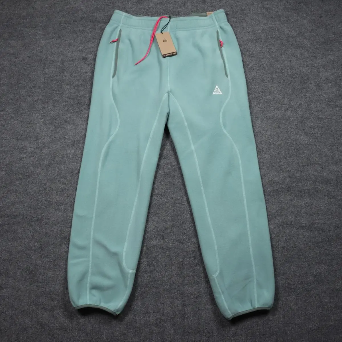 Acg Sweatpants Mens Large Green Polartec Fleece Thermal Joggers HV1123-017 by Nike