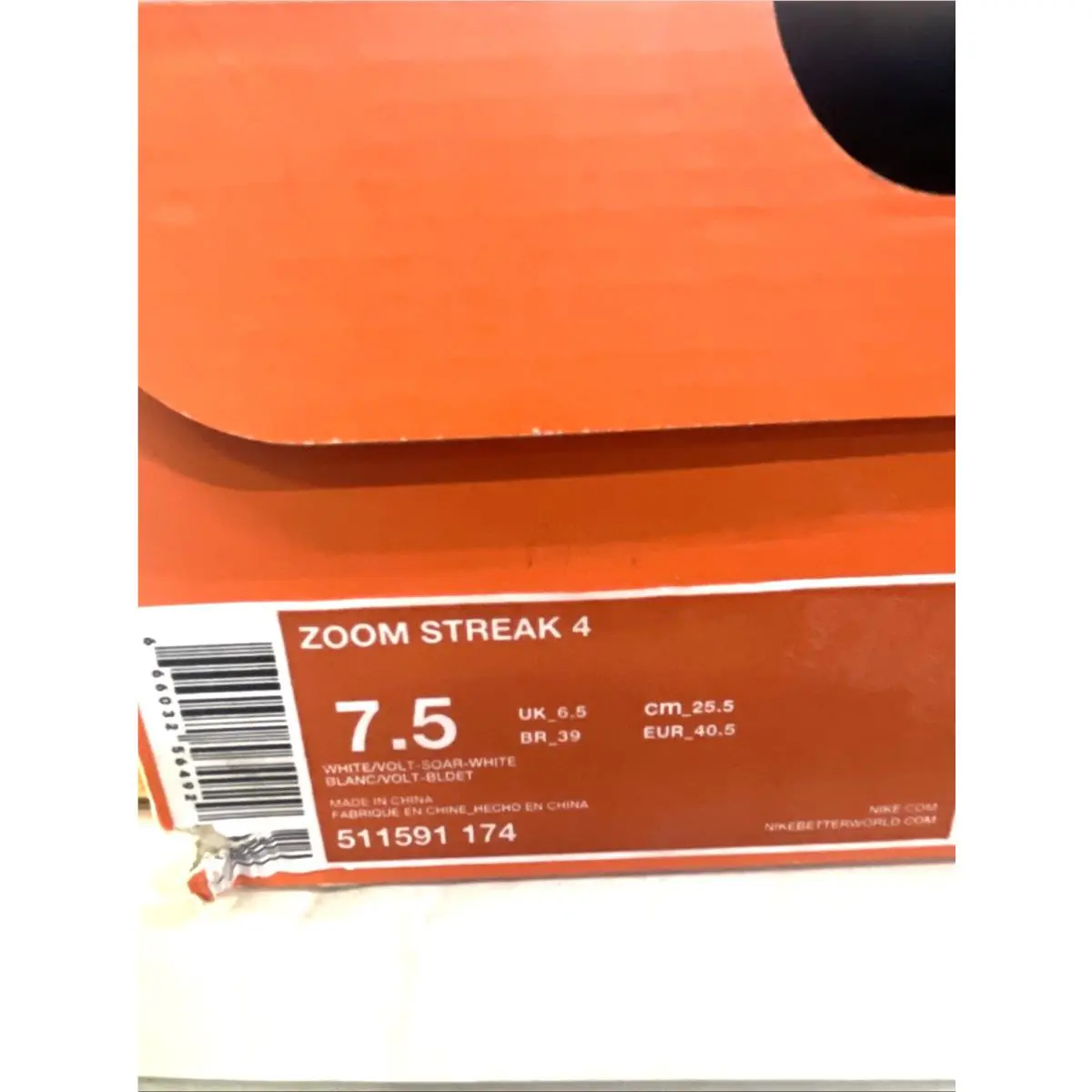 Nike shoes - Nike Zoom Streak - Zoom Streak - 511591-174 - White 7