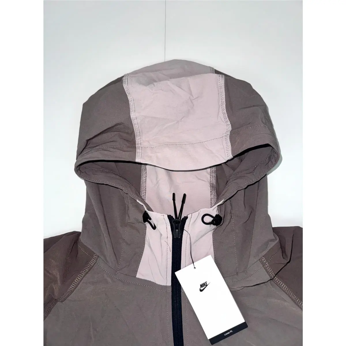 Nike clothing - Nike Tech Windrunner Woven Full Zip - IB8956-289 - Black / Cave Stone / College Grey (UPC: 198482653415) 0