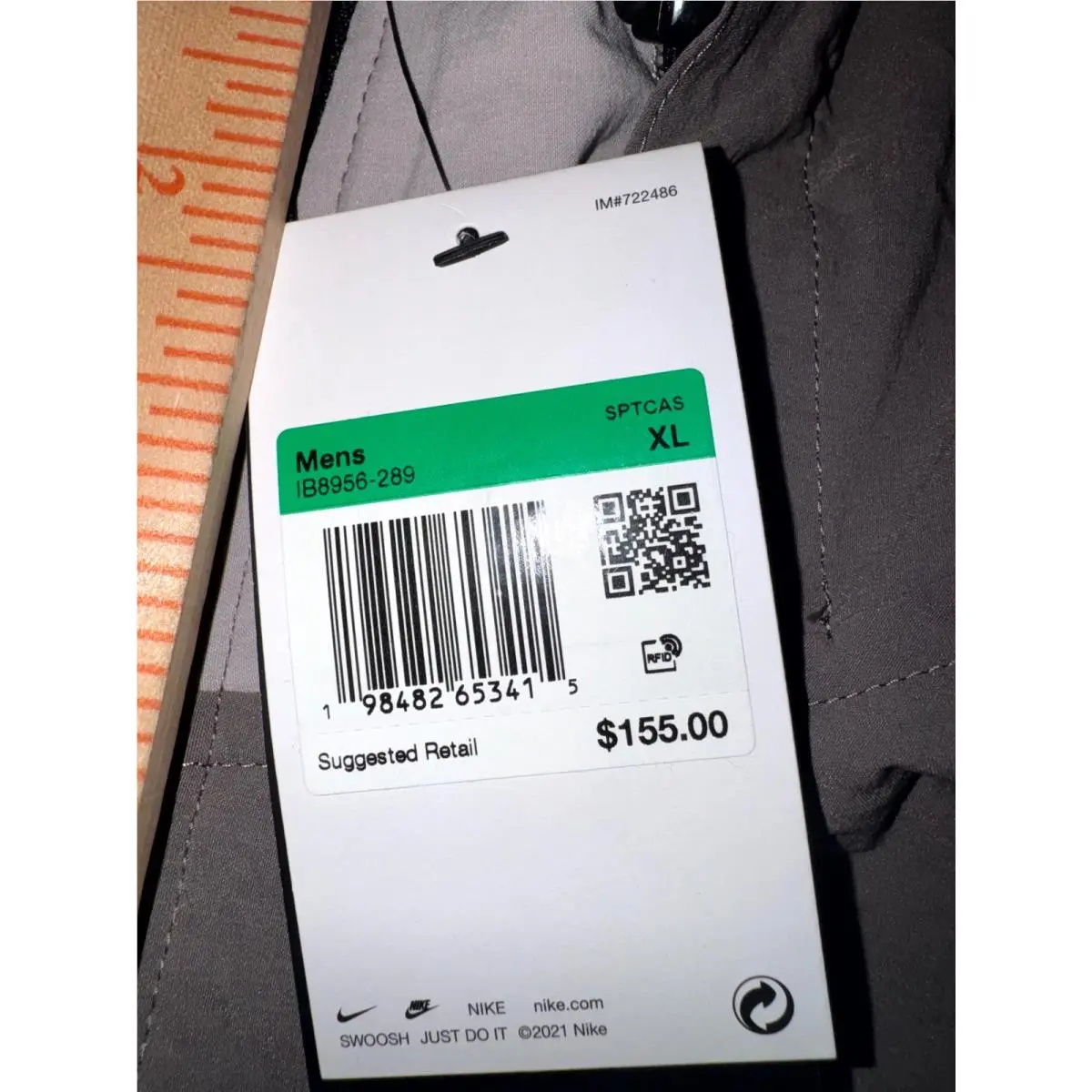 Nike clothing - Nike Tech Windrunner Woven Full Zip - IB8956-289 - Black / Cave Stone / College Grey (UPC: 198482653415) 5