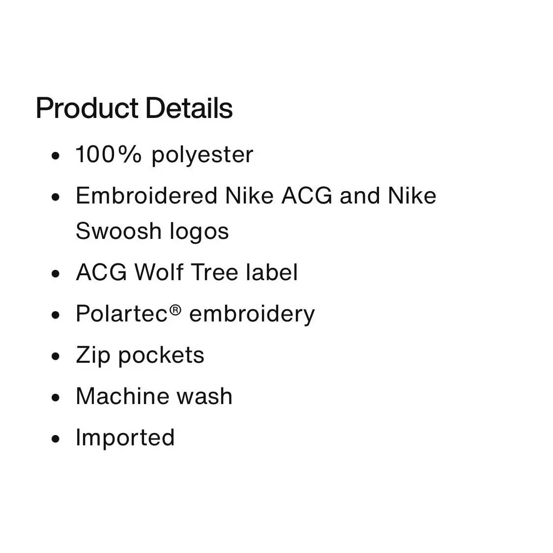 Nike clothing - Nike ACG Men’s 