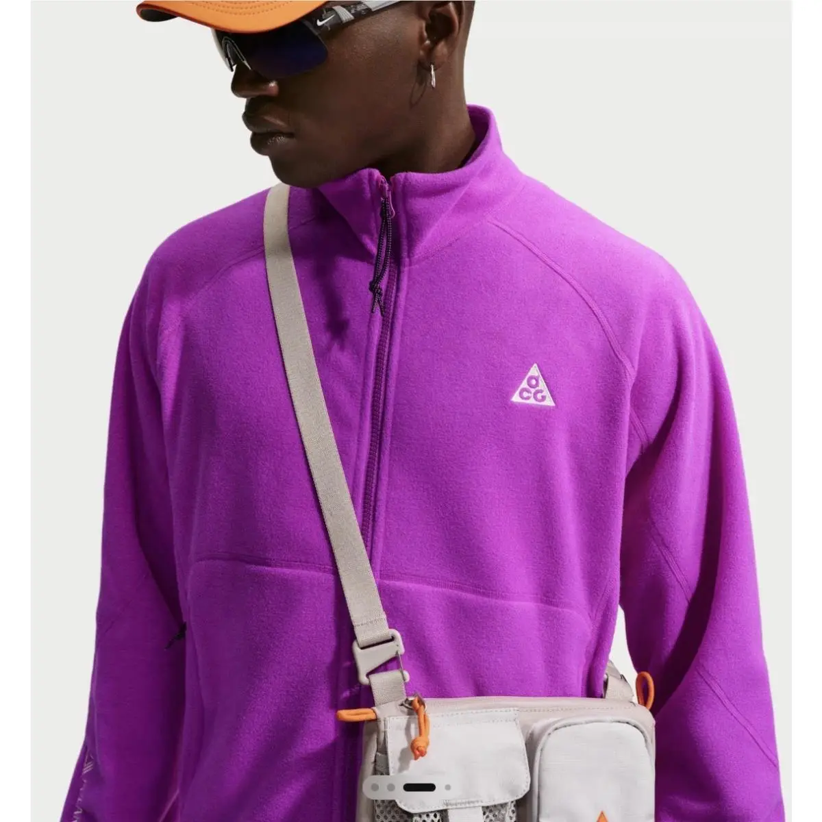 Acg Men’s Wolf Tree” Polartec® Jacket IF0964-551 Size Medium by Nike