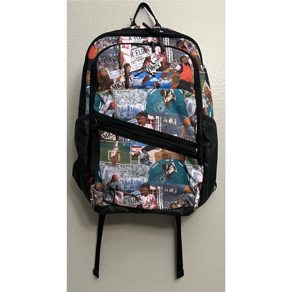 Air Jordan Air Patrol All Over Print Backpack Vintage Image Bag MA0924 K5T