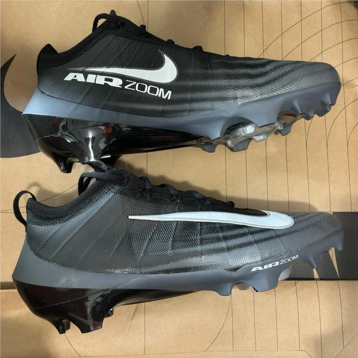 Zoom Vapor Elite W P Cleats - Size: 12.5 “box NO Lid“ HV2724 001 -black by Nike