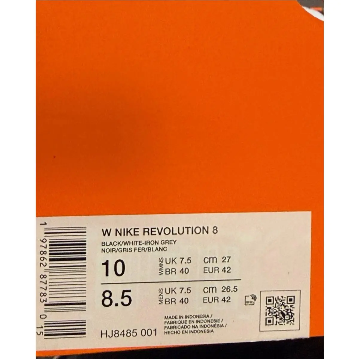 Nike shoes - Nike Revolution - Revolution - black / white 6