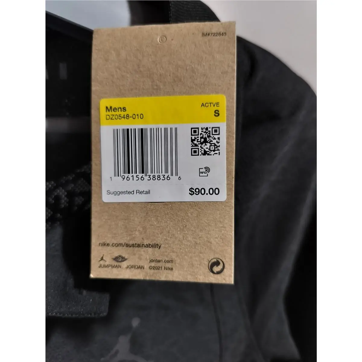 Nike clothing - Nike Air Jordan Golf Polo Shirt Dri-Fit ADV Sport - DZ0548-010 - Black 3