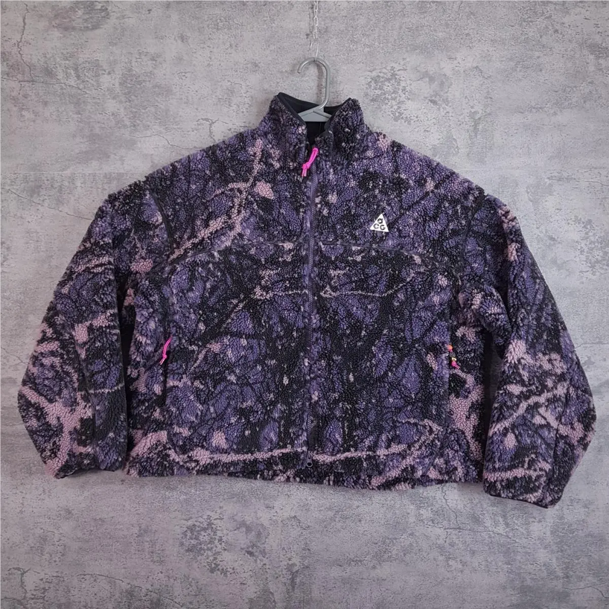 Acg Canwell Glacier Windproof Fleece Jacket Womens Large Purple FV7339-573 by Nike