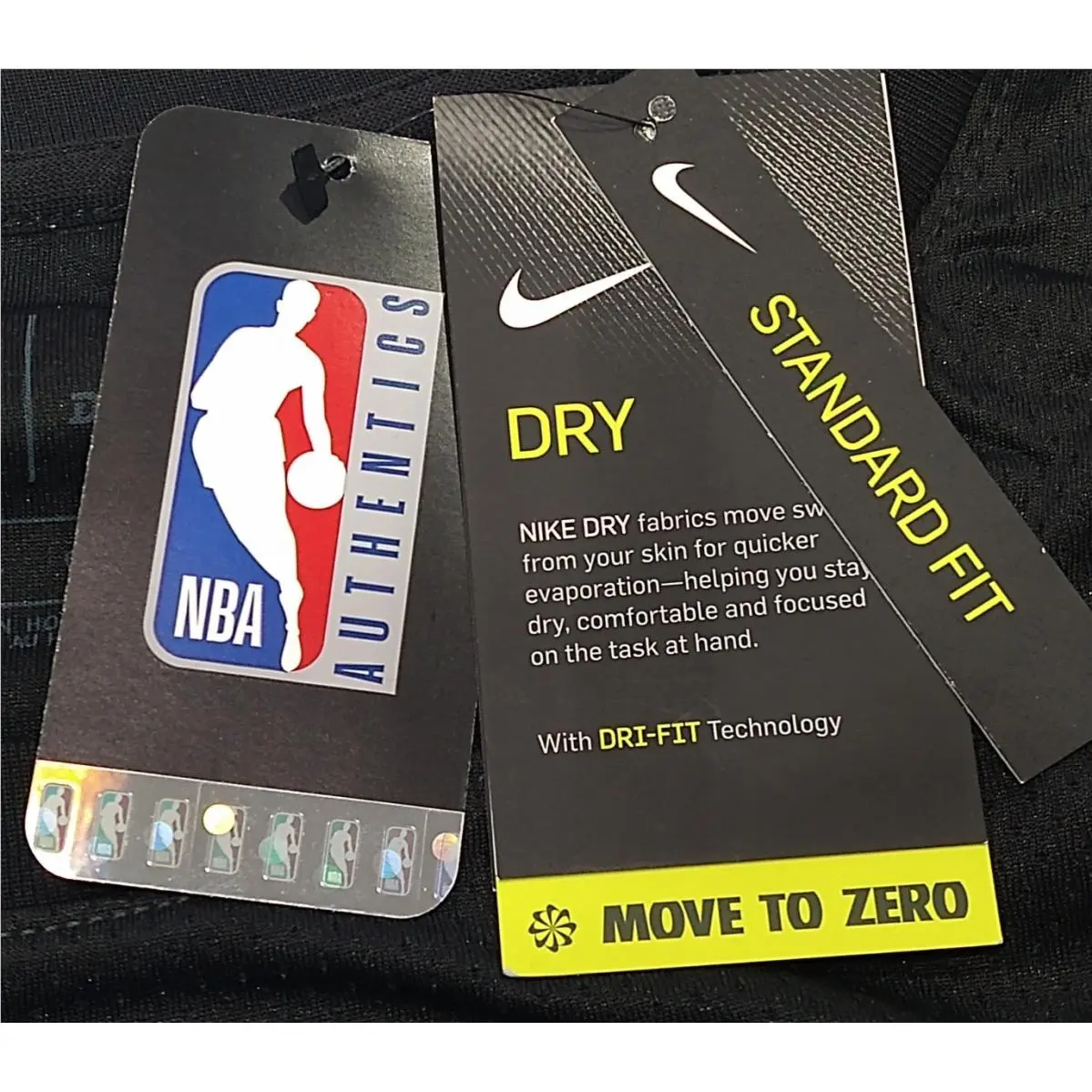 Nike clothing - Nike NBA City Edition Blank Jersey - Black (UPC: 194499887775) 6