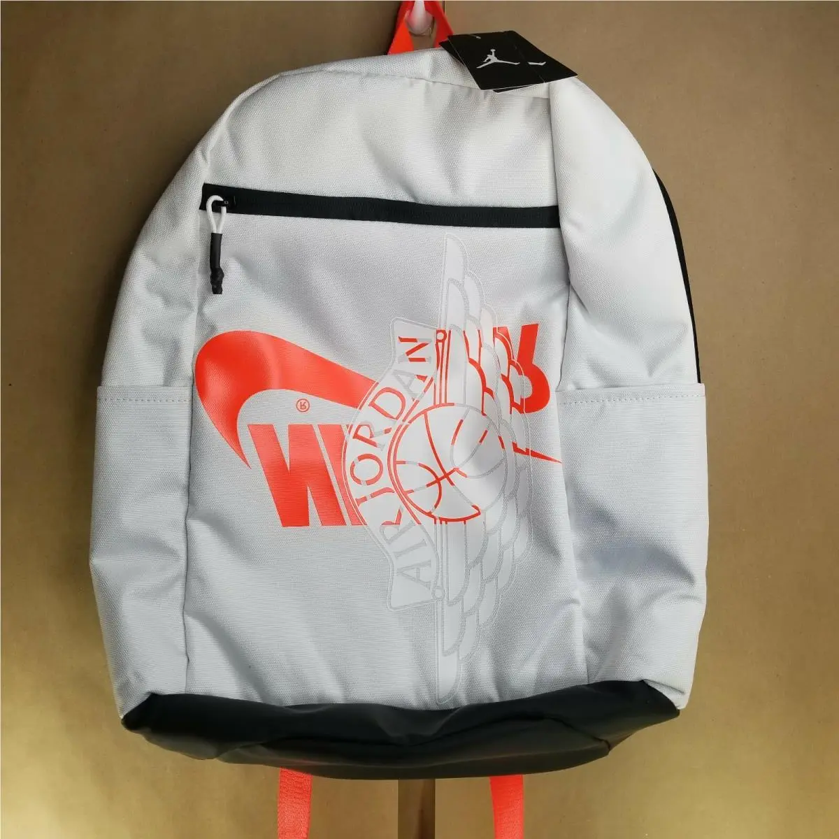 Air Jordan Remix Backpack White 9A0167-001 Laptop Storage Inside W/tags by Nike