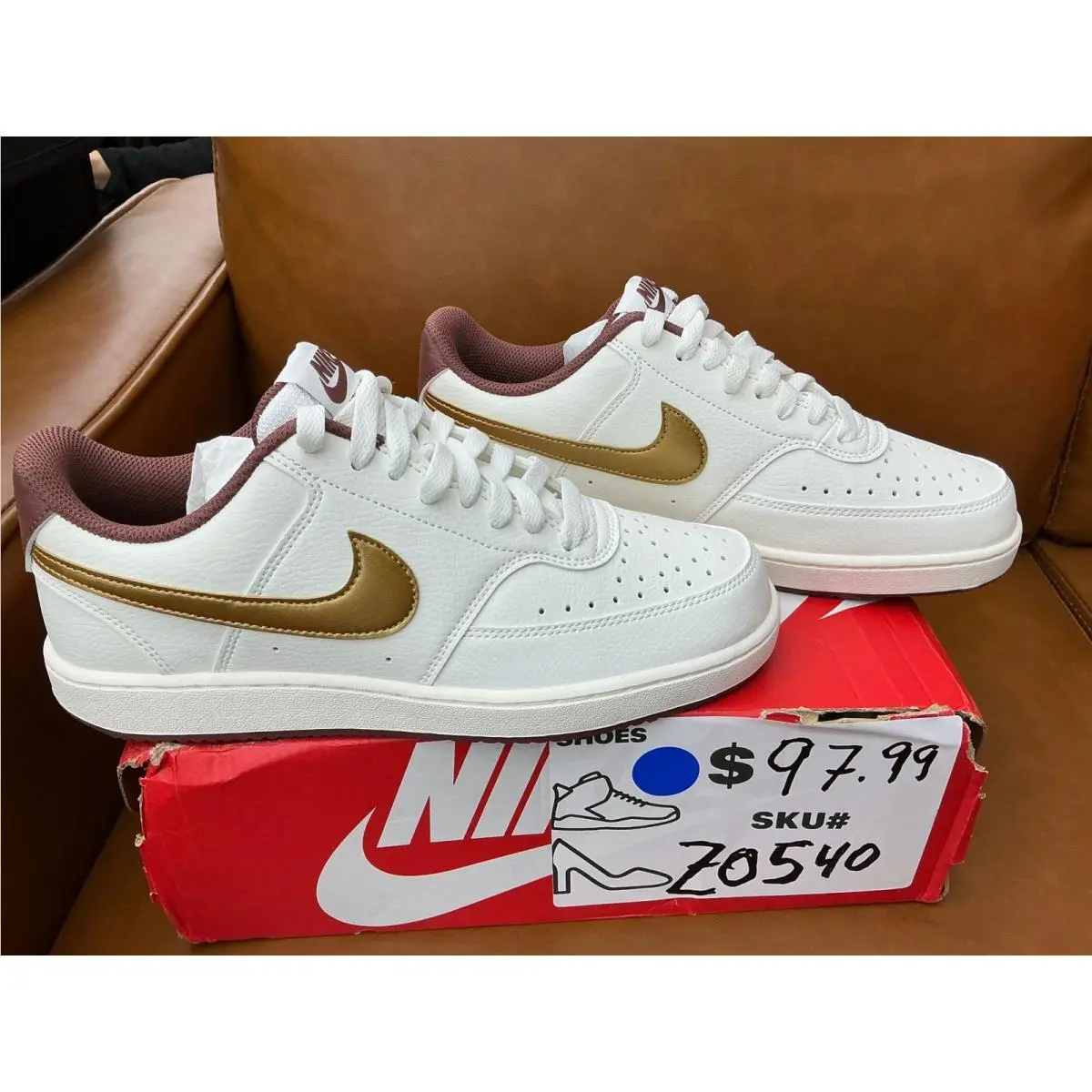 Nike shoes - Nike Court Vision Low - Court Vision Low - White 5
