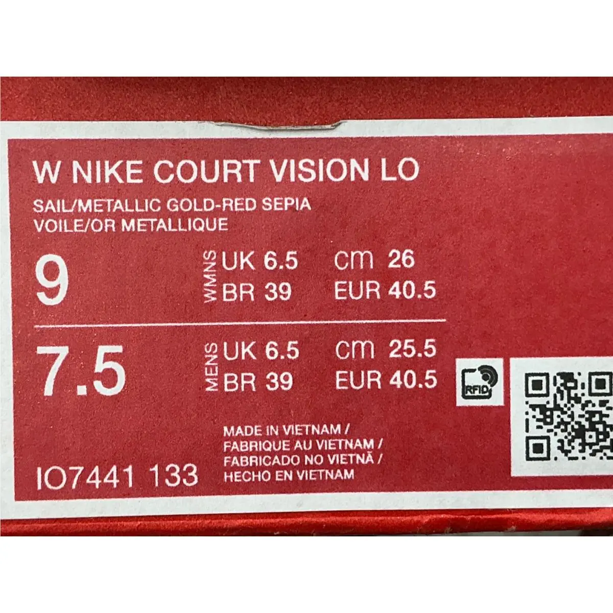 Nike shoes - Nike Court Vision Low - Court Vision Low - White 6