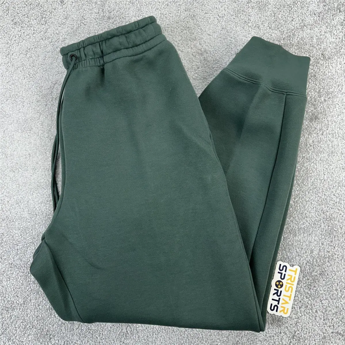 Nike Tech Fleece Pants Mens Small Green Loose Fit Taper Leg Sweatpants Joggers