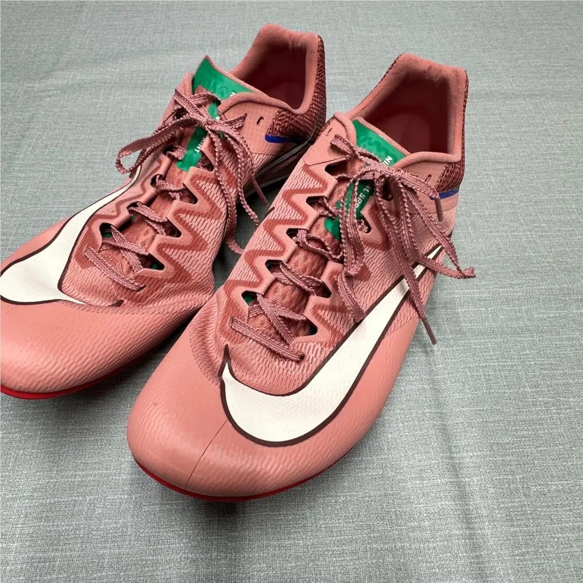 Zoom Rival Sprint Track Spikes Red Stardust HQ2061-600 Mens 14 Womens 15.5 by Nike