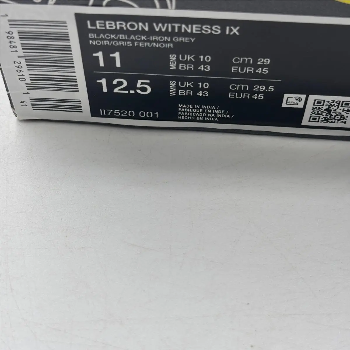 Nike shoes - LeBron Witness IX - LeBron Witness - Black 0