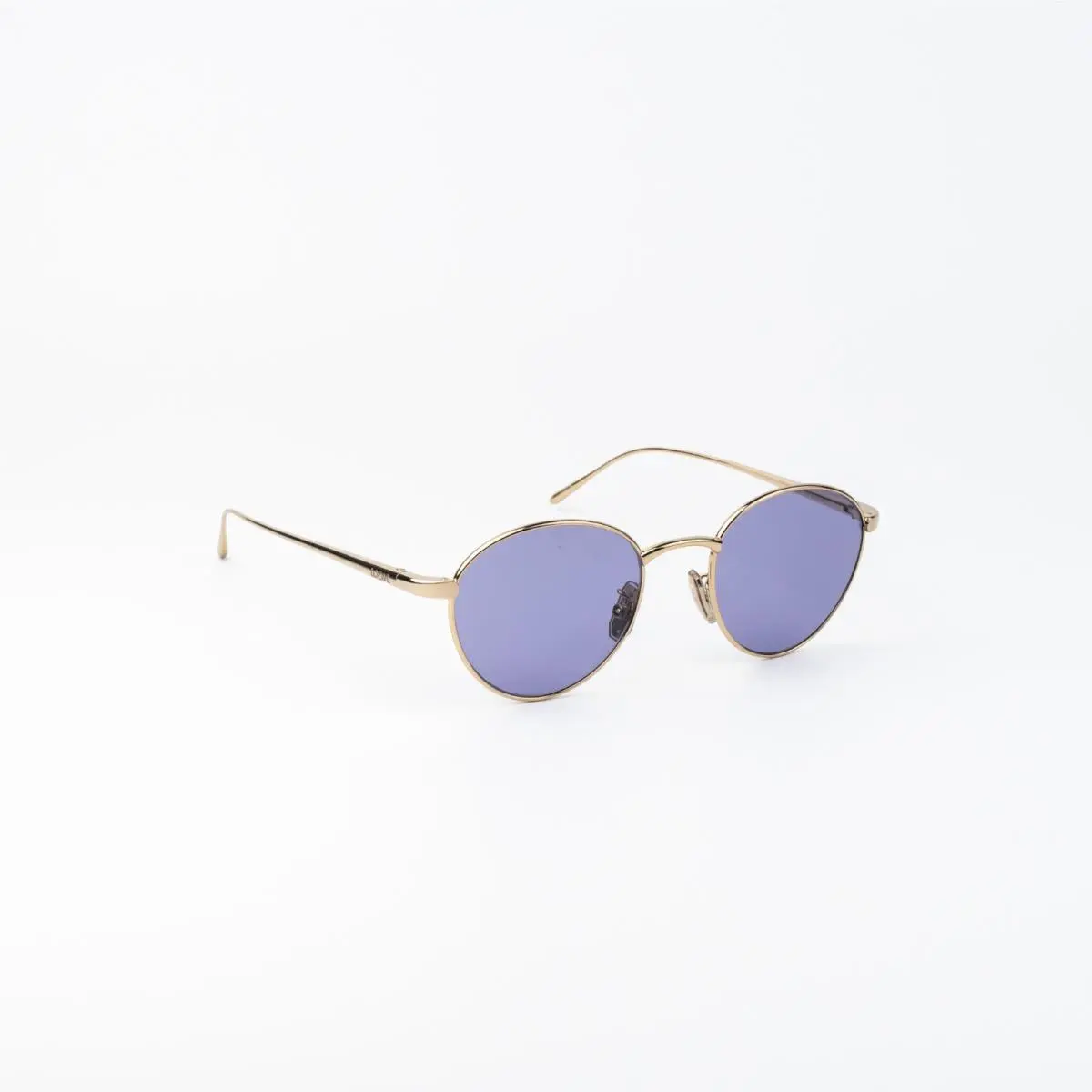 Loewe Men Sunglasses Gold Violet Round LW40152U 32Y