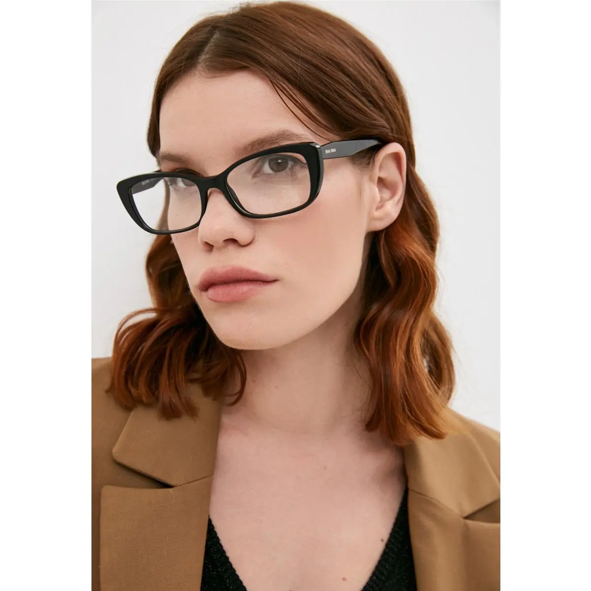 MU07TV-1AB1O1-53 Eyeglasses 53mm by Miu Miu