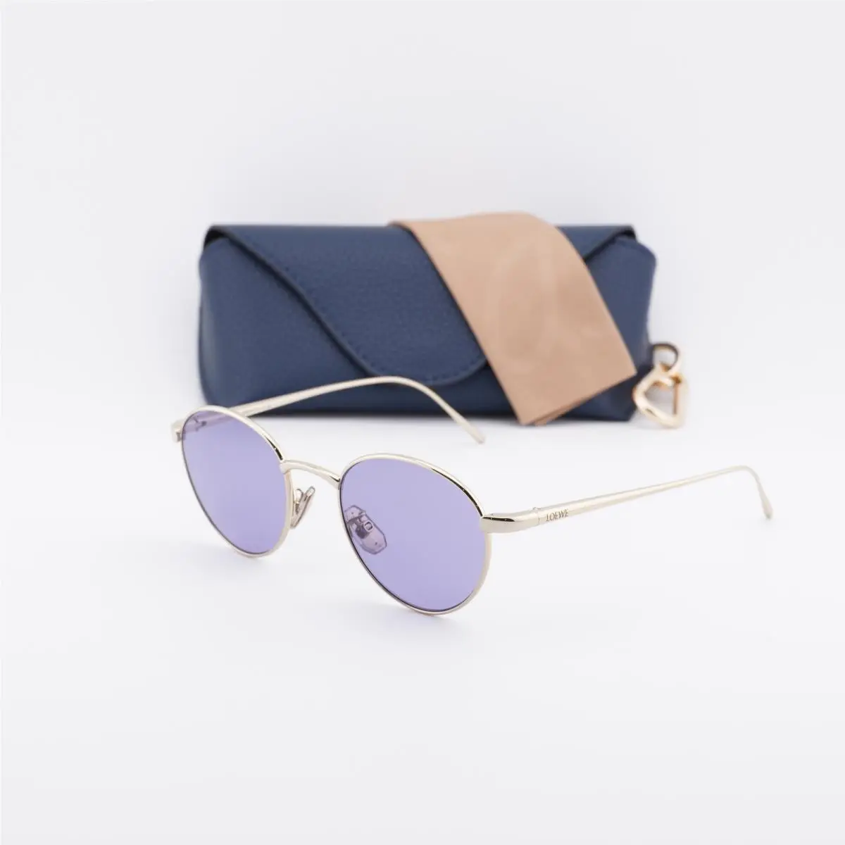 Loewe LW40152U 32Y Gold/purple 49-20-140 Sunglasses