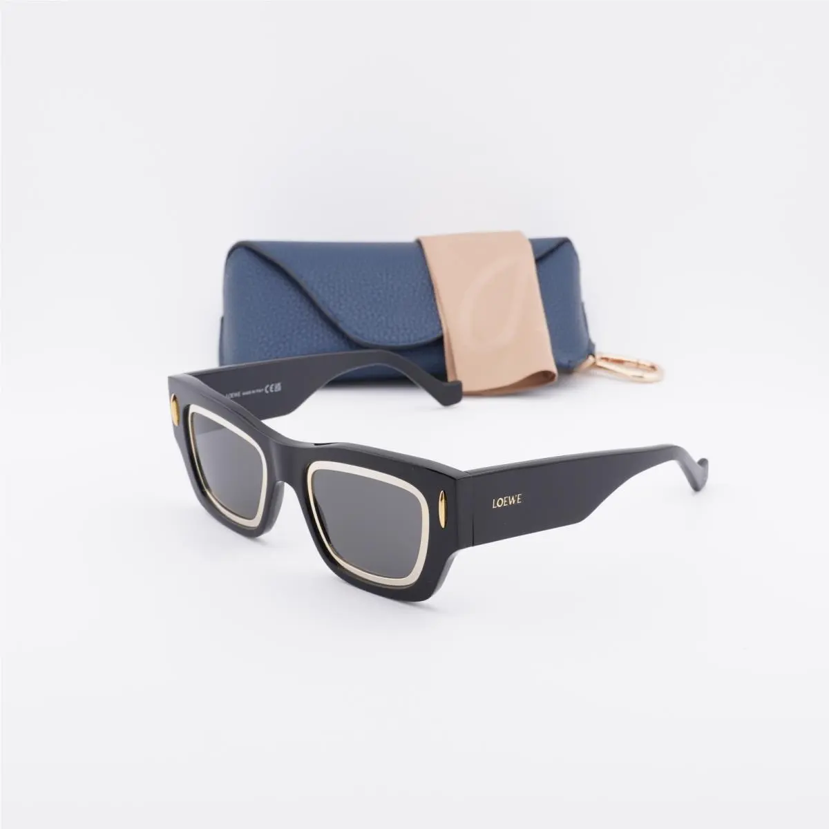 Loewe LW40168I 01A Black/grey 53-17-145 Sunglasses