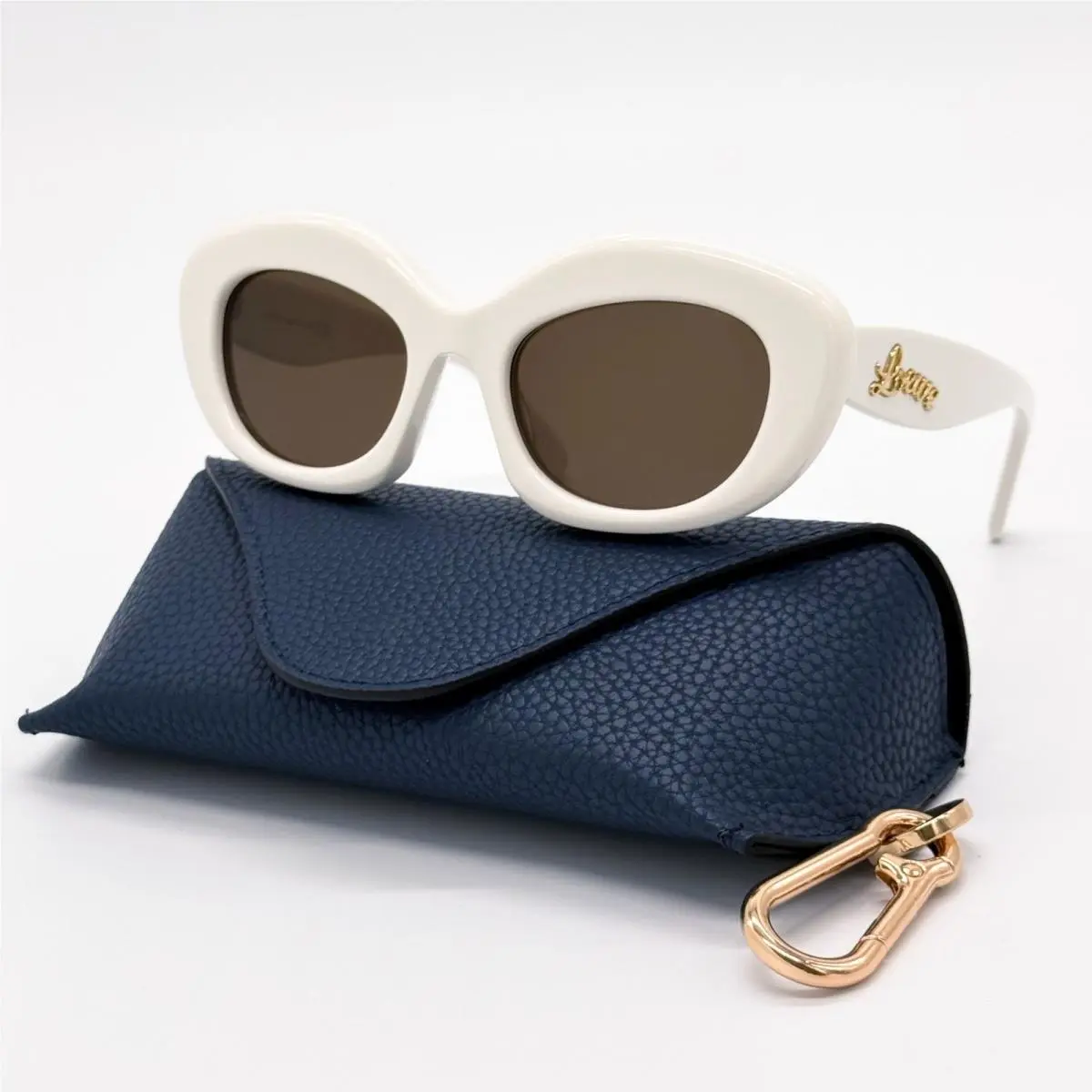 Sunglasses LW40153I 25E White Women Eyewear by Loewe